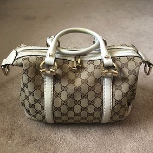 Gucci Medium Bowling Horse-bit Handle Bag